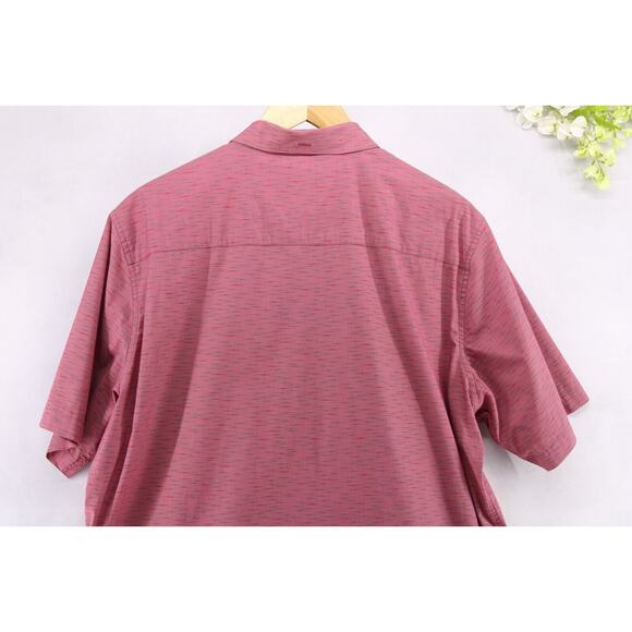 Travis Mathew Men's Short Sleeve Lightweight Shirt Brick Red Size XL - Picture 4 of 7